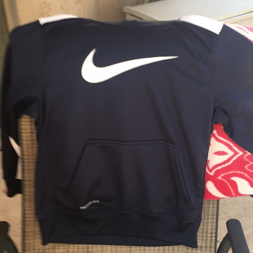 Boys navy blue Nike hoodie